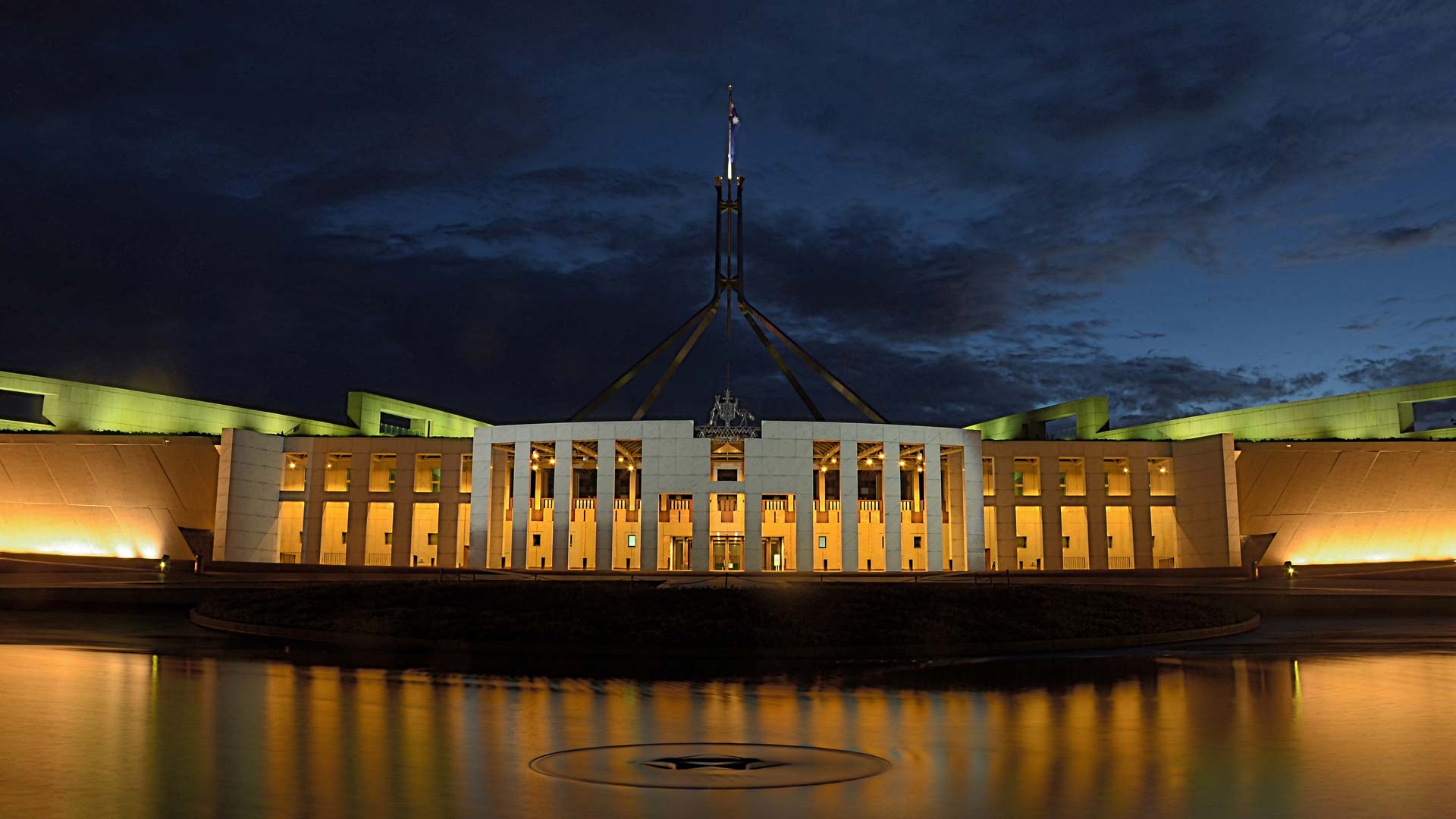 Photo of Parliament House in Canberra, Australia
