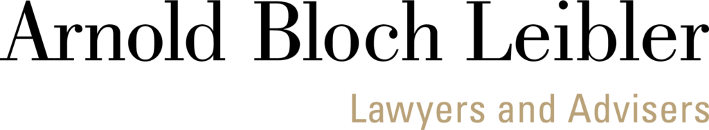 Logo reading "Arnold Bloch Leibler Lawyers and Advisors" in black and gold text