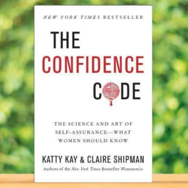 White cover of the book "The Confidence Code"