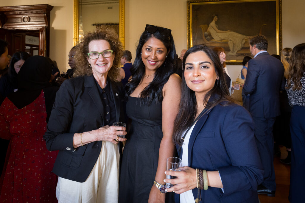 Sam Choudhury with Carol Schwartz