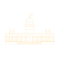 line illustration of state parliament